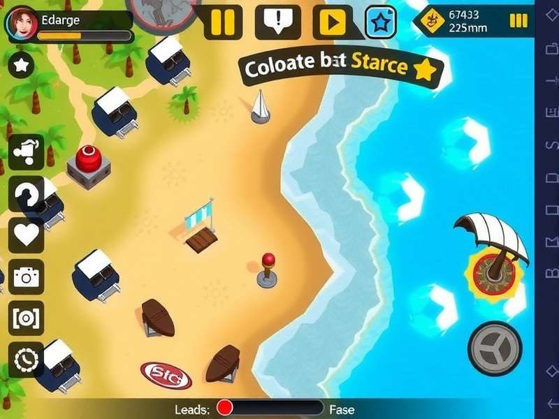 Anise Explorer Beach Blitz Gameplay Screenshot